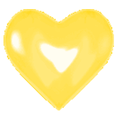 Gif animé coeur jaune